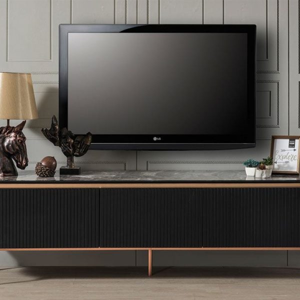 Tesla Metal Ayaklı Tv Ünitesi